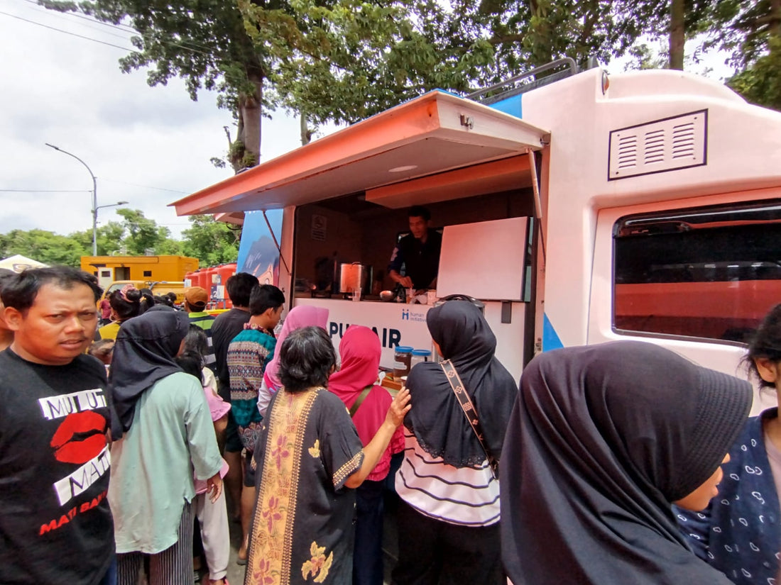 Water Kitchen Support for Fire Survivors in Kemayoran, Jakarta