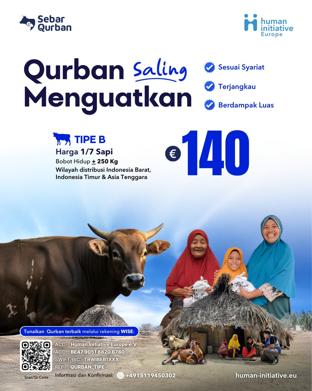 Tipe B 1/7 Sapi