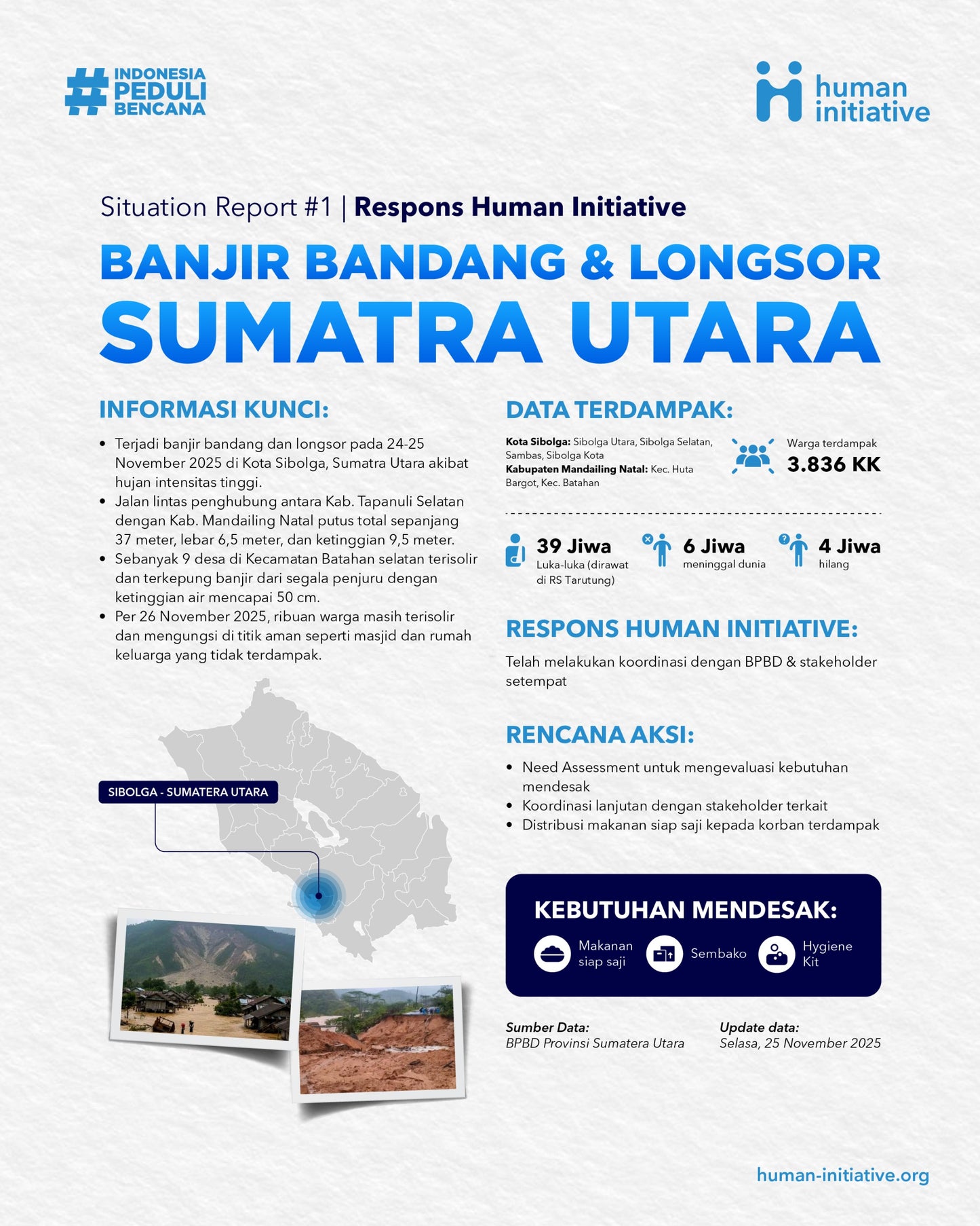 PEDULI BANJIR SUMATERA