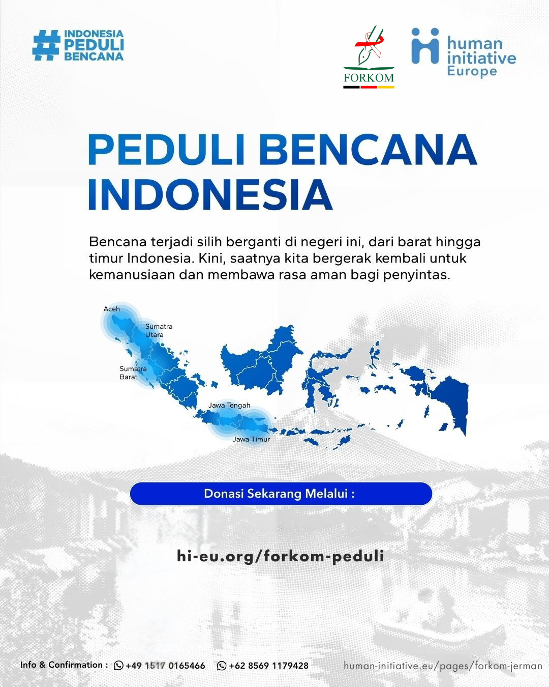 FORKOM JERMAN PEDULI BENCANA INDONESIA