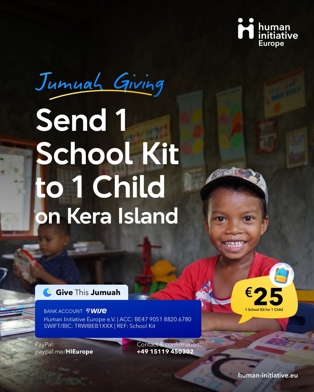 School Kit For Children in Kera Island